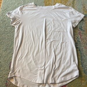 SHEIN White Pocket Tee
